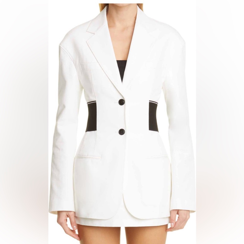 NWT Alexander Wang Logo Waist Band Blazer